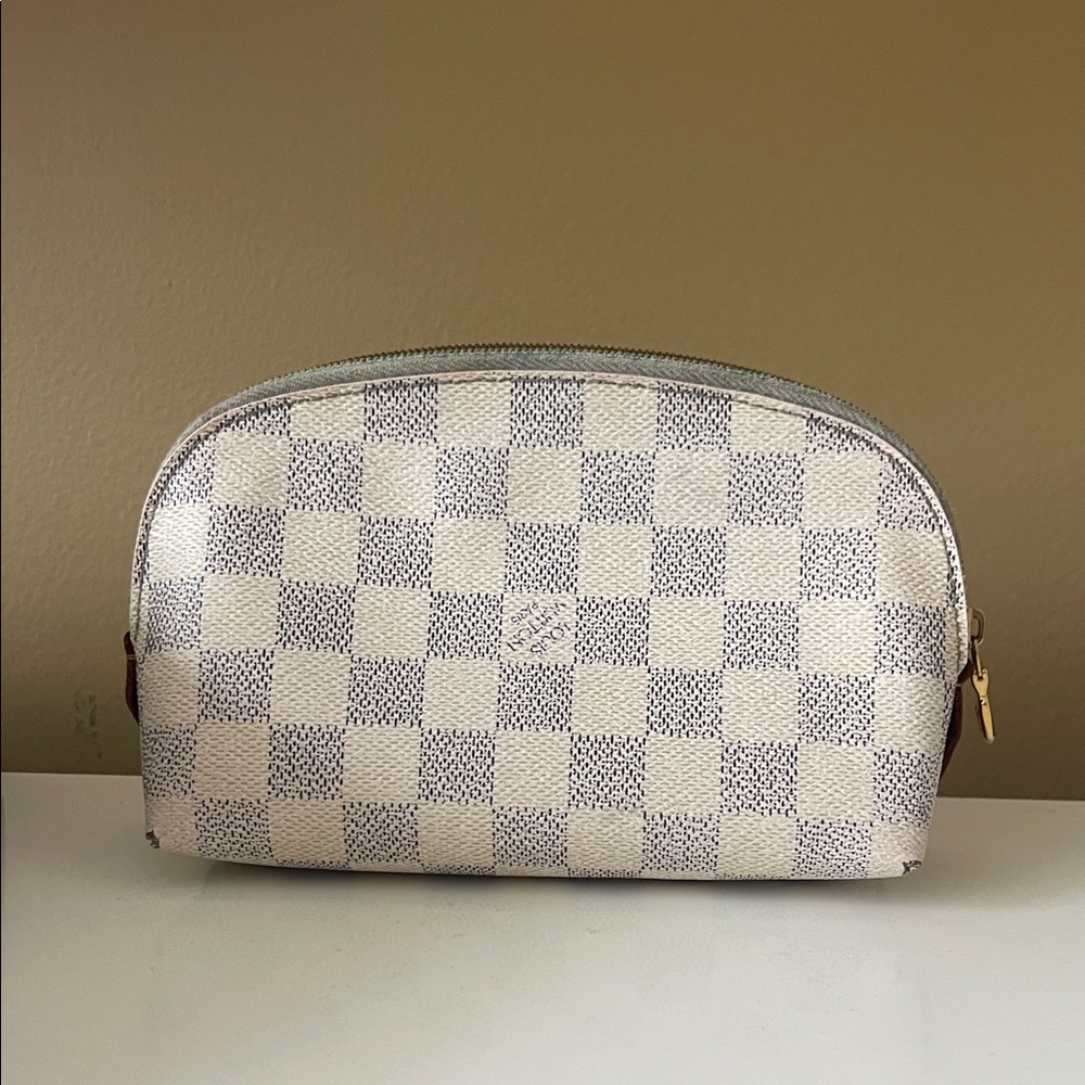 Louis Vuitton Cosmetic Pouch PM - Damier Azur